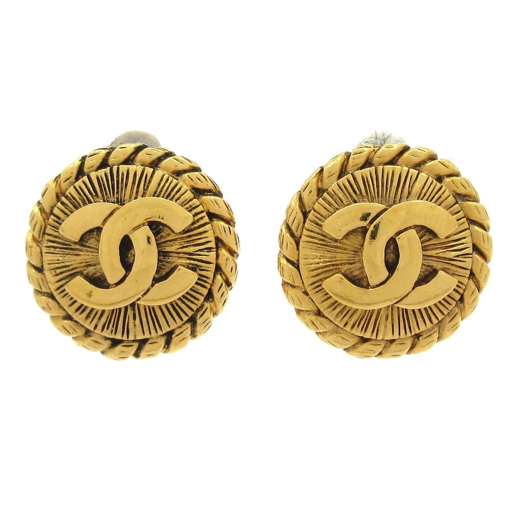 Chanel Clip On Earrings